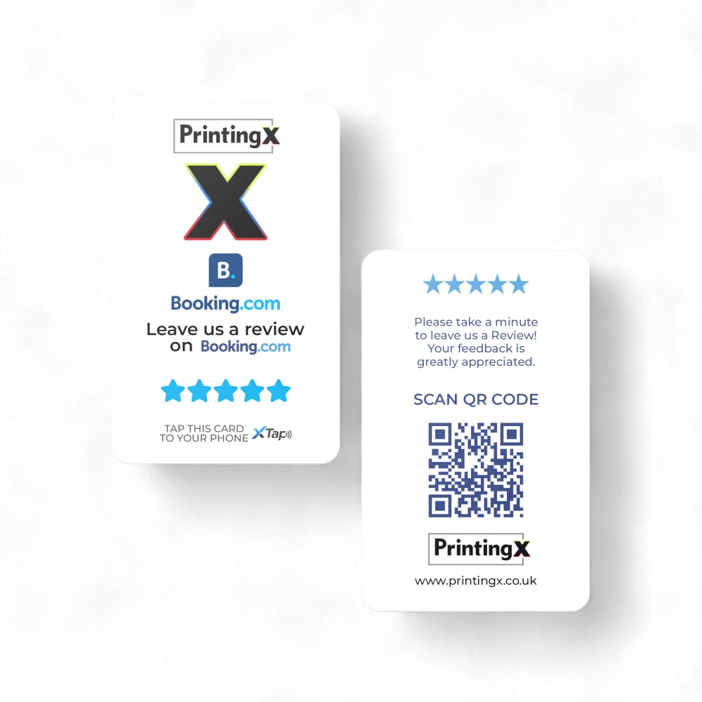 NFC Booking.com Review Card